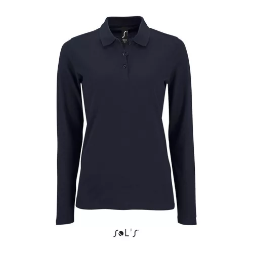 SOL'S PERFECT LSL WOMEN - LONG-SLEEVE PIQUÉ POLO S (M, French Navy)
