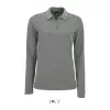 SOL'S PERFECT LSL WOMEN - LONG-SLEEVE PIQUÉ POLO S (M, Grey Melange)