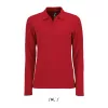 SOL'S PERFECT LSL WOMEN - LONG-SLEEVE PIQUÉ POLO S (M, Red)