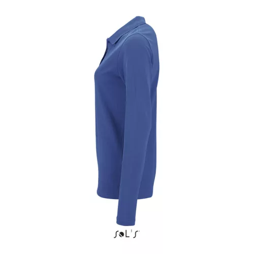 SOL'S PERFECT LSL WOMEN - LONG-SLEEVE PIQUÉ POLO S (M, Royal Blue)