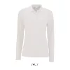 SOL'S PERFECT LSL WOMEN - LONG-SLEEVE PIQUÉ POLO S (2XL, White)