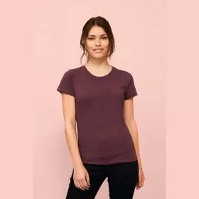   SOL'S REGENT FIT WOMEN - KÖRNYAKÚ TESTHEZÁLLÓ PÓLÓ (S, Deep Black)