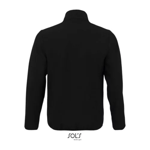 SOL'S RADIAN MEN - SOFTSHELL ZIP JACKET (S, Black)
