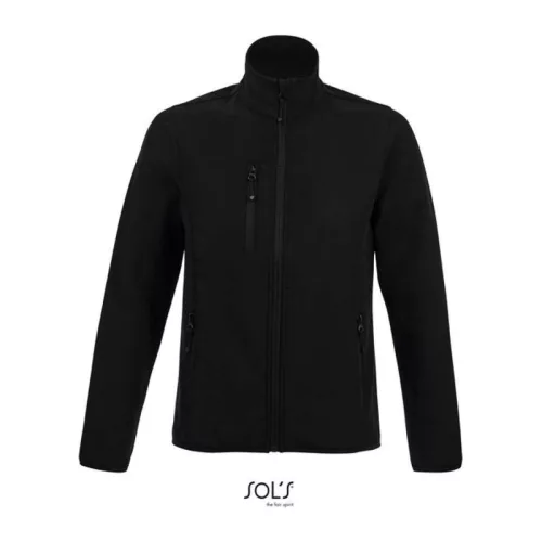 SOL'S RADIAN WOMEN - SOFTSHELL ZIP JACKET (2XL, Black)
