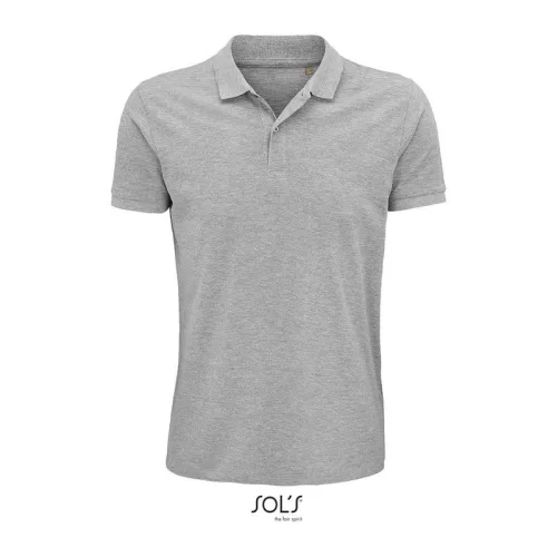 SOL'S PLANET MEN - POLO SHIRT (L, Grey Melange)
