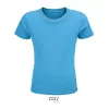 SOL'S CRUSADER KIDS - ROUND-NECK FITTED T-SHIRT (2A, Aqua)