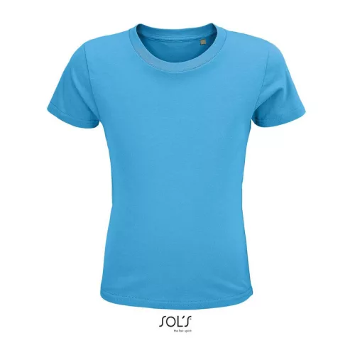SOL'S CRUSADER KIDS - ROUND-NECK FITTED T-SHIRT (2A, Aqua)