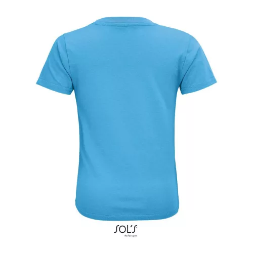 SOL'S CRUSADER KIDS - ROUND-NECK FITTED T-SHIRT (2A, Aqua)
