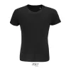 SOL'S CRUSADER KIDS - ROUND-NECK FITTED T-SHIRT (2A, Deep Black)