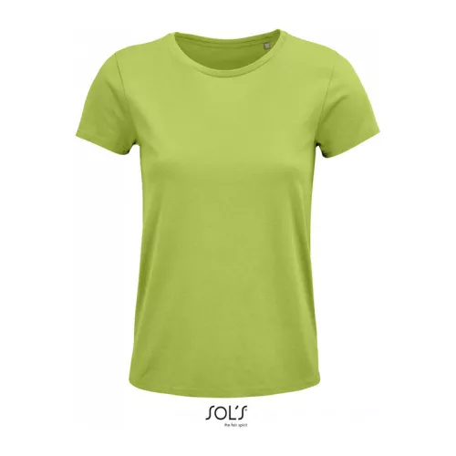 SOL'S CRUSADER WOMEN - ROUND-NECK FITTED T-SHIRT (2XL, Apple Green)