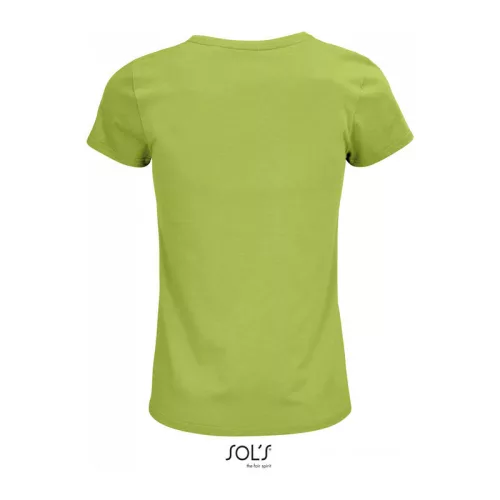 SOL'S CRUSADER WOMEN - ROUND-NECK FITTED T-SHIRT (L, Apple Green)