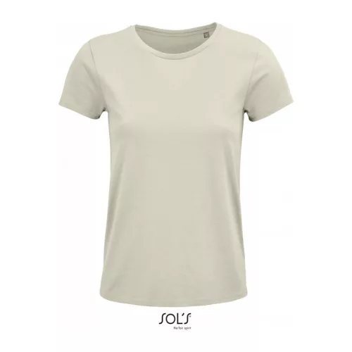 SOL'S CRUSADER WOMEN - ROUND-NECK FITTED T-SHIRT (2XL, Natural)