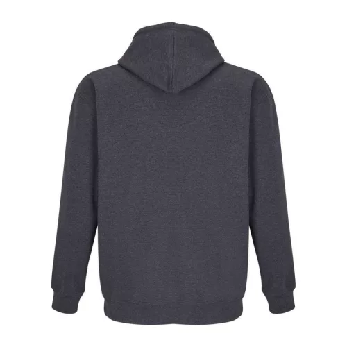 Sol'S Carter - Unisex Full-Zip Hoodie (L, Charcoal Melange)