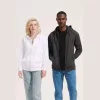 Sol'S Carter - Unisex Full-Zip Hoodie (L, Grey Melange)