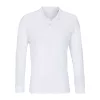 Sol'S Planet Lsl - Unisex Long Sleeve Polo Shirt (2XL, White)
