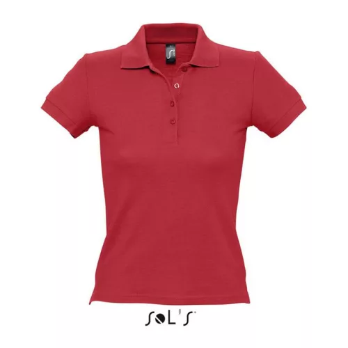SOL'S PEOPLE WOMEN POLO SHIRT	 (L, Red)