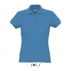 SOL'S PASSION WOMEN POLO SHIRT (L, Aqua)
