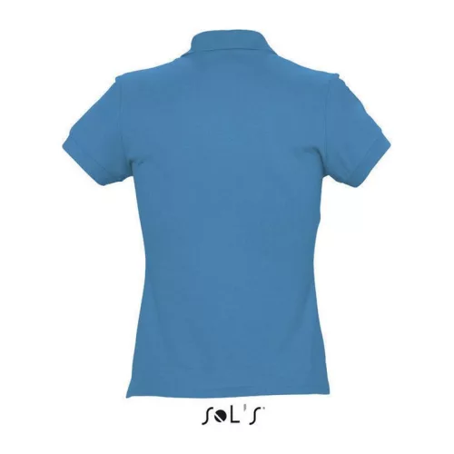 SOL'S PASSION WOMEN POLO SHIRT (L, Aqua)