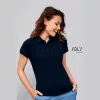 SOL'S PASSION WOMEN POLO SHIRT (L, Black)