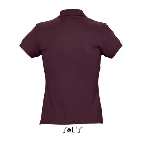 SOL'S PASSION WOMEN POLO SHIRT (XL, Burgundy)