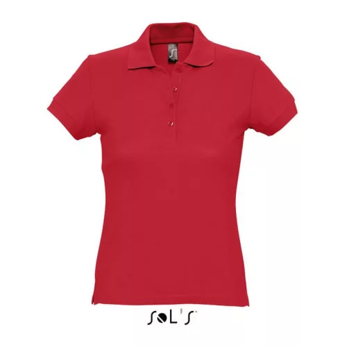 SOL'S PASSION WOMEN POLO SHIRT (XL, Red)