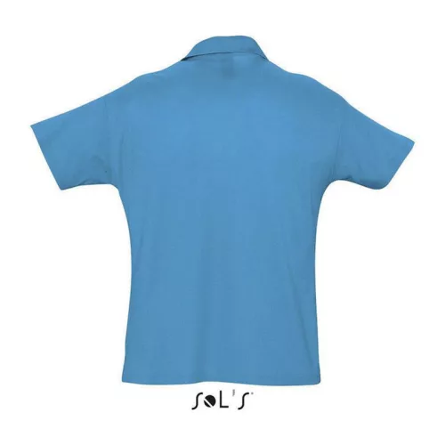 SOL'S SUMMER II MEN POLO SHIRT (XL, Aqua)