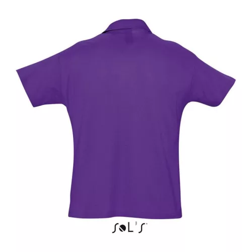SOL'S SUMMER II MEN POLO SHIRT (L, Dark Purple)