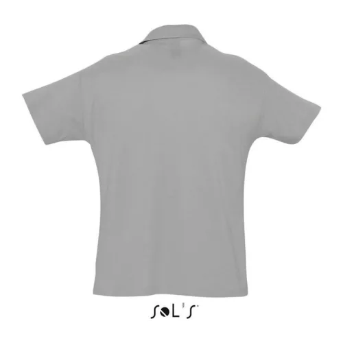 SOL'S SUMMER II MEN POLO SHIRT (L, Grey Melange)