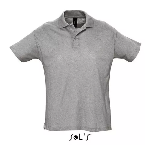 SOL'S SUMMER II MEN POLO SHIRT (M, Grey Melange)