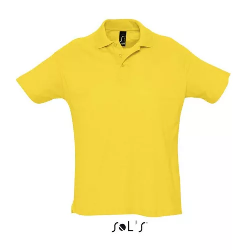 SOL'S SUMMER II MEN POLO SHIRT (XL, Gold)