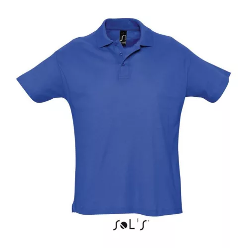 SOL'S SUMMER II MEN POLO SHIRT (L, Royal Blue)
