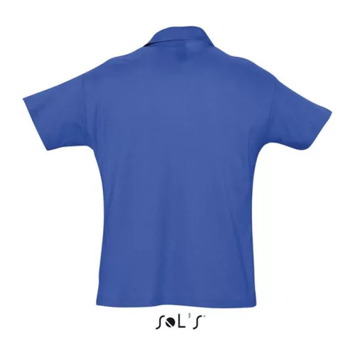 SOL'S SUMMER II MEN POLO SHIRT (S, Royal Blue)