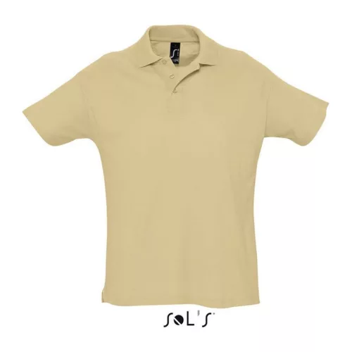 SOL'S SUMMER II MEN POLO SHIRT (2XL, Sand)