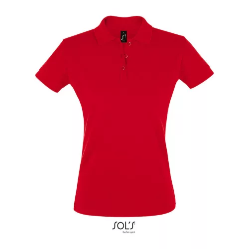 SOL'S PERFECT WOMEN - POLO SHIRT (2XL, Red)