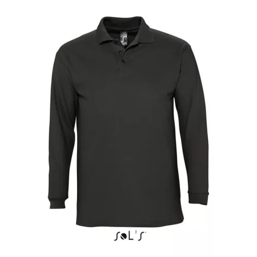SOL'S WINTER II - MEN'S POLO SHIRT (2XL, Black)