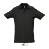 SOL'S SPRING IIMEN’S PIQUE POLO SHIRT (4XL, Black)