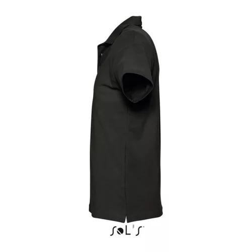 SOL'S SPRING IIMEN’S PIQUE POLO SHIRT (5XL, Black)