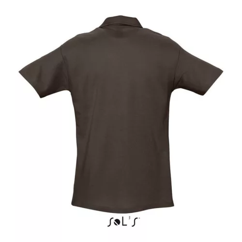 SOL'S SPRING IIMEN’S PIQUE POLO SHIRT (XL, Chocolate)