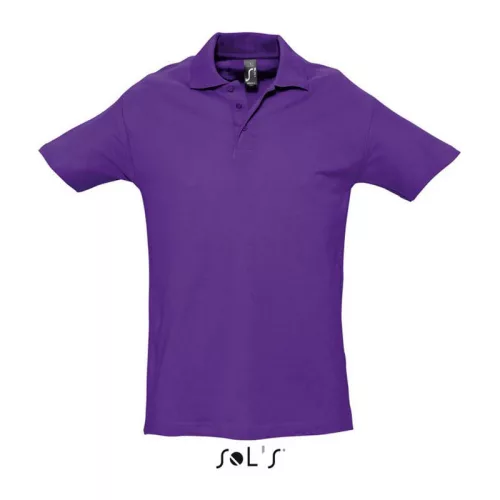 SOL'S SPRING IIMEN’S PIQUE POLO SHIRT (L, Dark Purple)