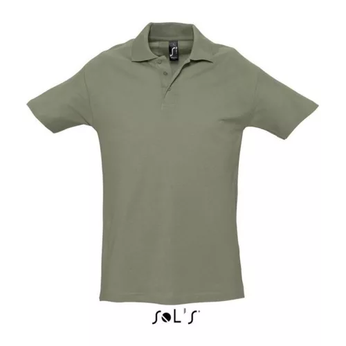 SOL'S SPRING IIMEN’S PIQUE POLO SHIRT (M, Khaki)