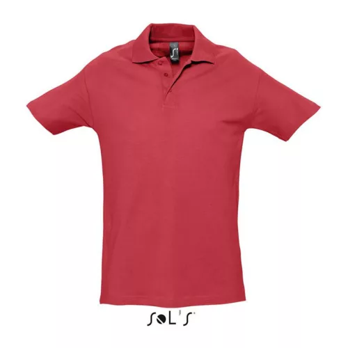 SOL'S SPRING IIMEN’S PIQUE POLO SHIRT (5XL, Red)