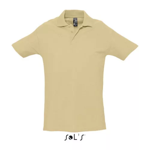 SOL'S SPRING IIMEN’S PIQUE POLO SHIRT (2XL, Sand)