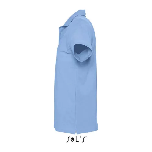 SOL'S SPRING IIMEN’S PIQUE POLO SHIRT (XL, Sky Blue)