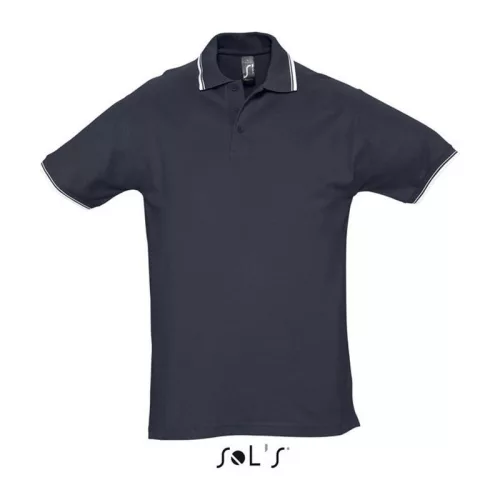 SOL'S PRACTICE MEN - POLO SHIRT (2XL, Navy/White)