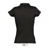 PRESCOTT WOMEN POLO SHIRT (M, Deep Black)