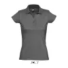 PRESCOTT WOMEN POLO SHIRT (M, Dark Grey)
