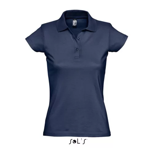 PRESCOTT WOMEN POLO SHIRT (L, French Navy)