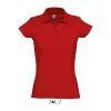PRESCOTT WOMEN POLO SHIRT (S, Red)