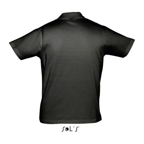 PRESCOTT MEN POLO SHIRT (2XL, Deep Black)