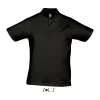 PRESCOTT MEN POLO SHIRT (L, Deep Black)